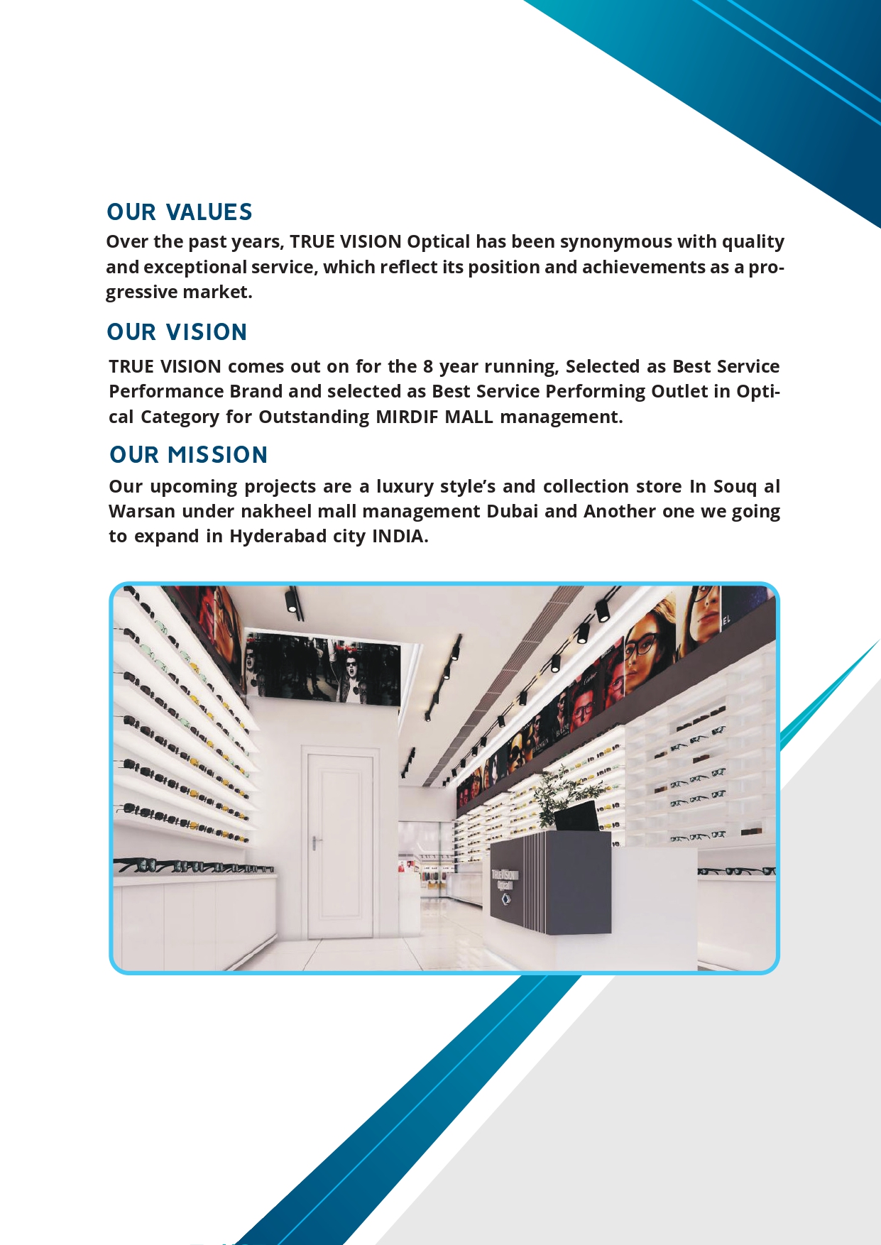 TRUE VISION OPTICAL 